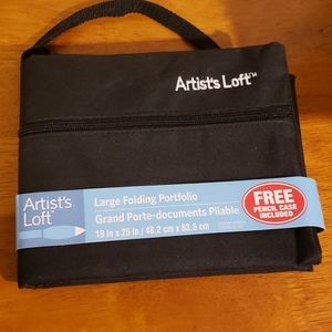 Large folding portfolio artists loft
